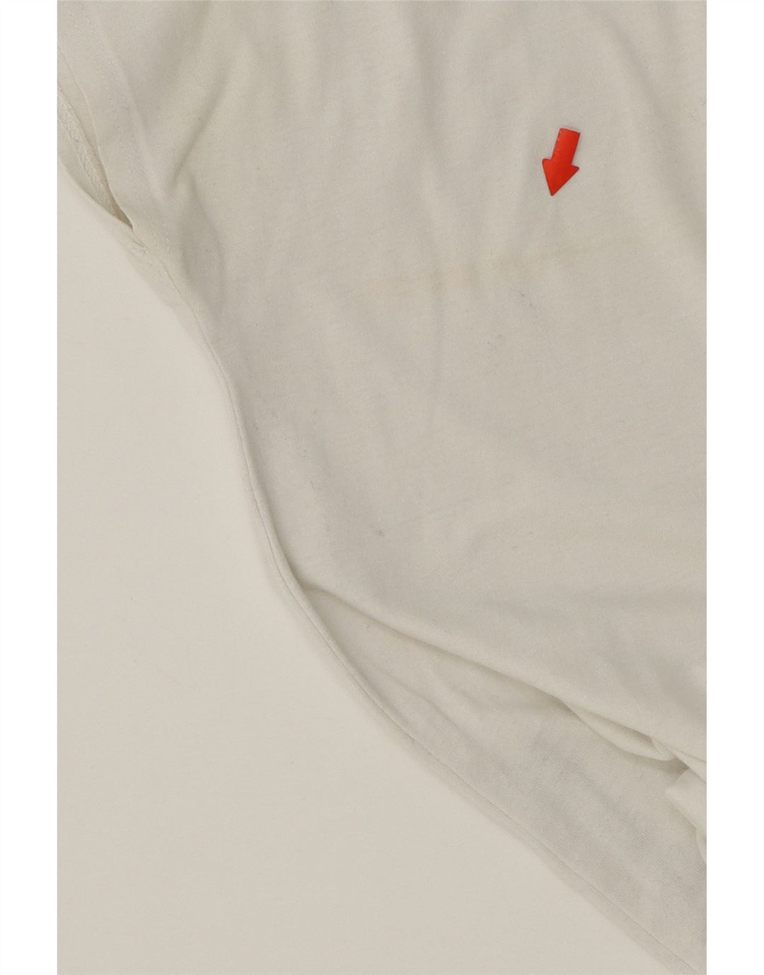 FREDDY Womens Oversized Graphic T-Shirt Top UK 10 Small  White Cotton Vintage Freddy and Second-Hand Freddy from Messina Hembry 