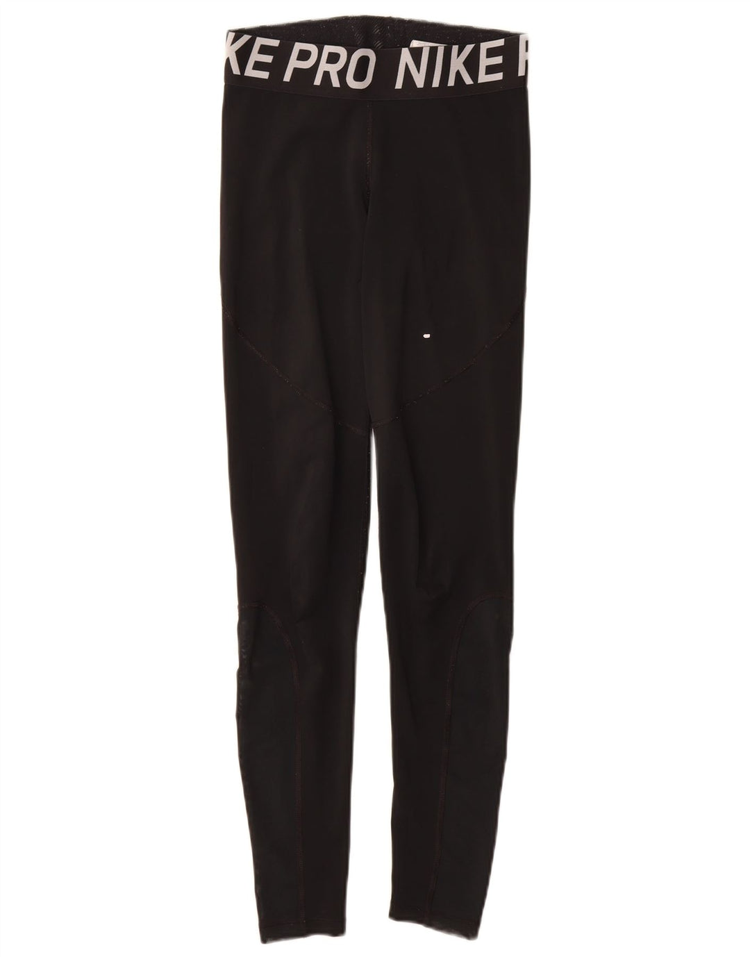 NIKE Womens Dri Fit Graphic Leggings UK 8 Small  Black Polyester