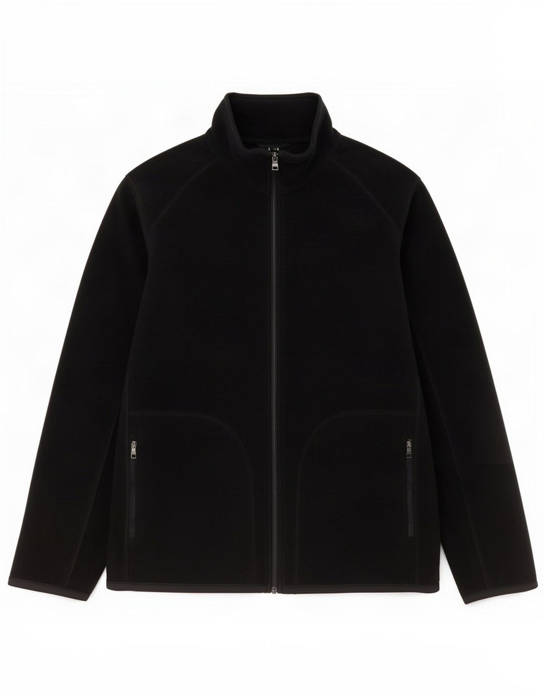 Marks & Spencer Herren Fleecejacke UK 40 Large Schwarz Polyester