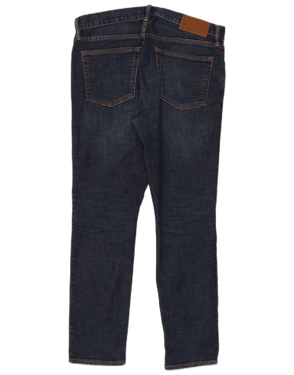 Gap Damen Skinny Jeans W32 L30 Marineblaue Baumwolle