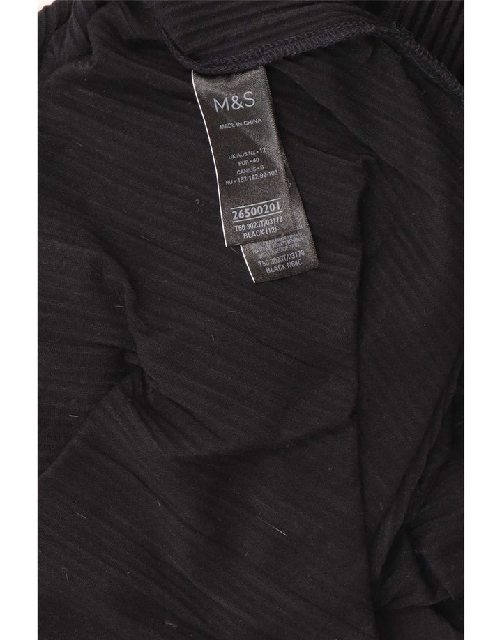 Marks & Spencer Damen Ärmelloses Maxikleid UK 12 Medium Marineblau