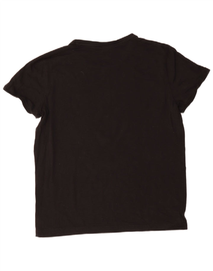 Puma Herren T-Shirt Top Large Schwarz Baumwolle