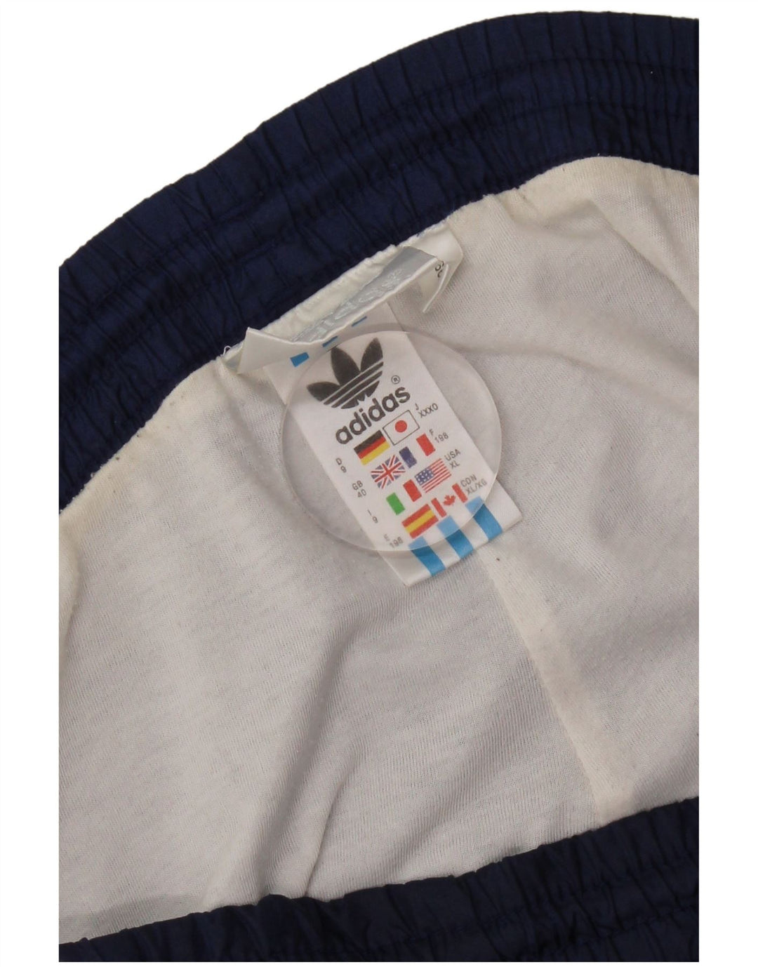 Adidas Herren-Trainingshose UK 40, Mittel, Marineblau, Polyamid