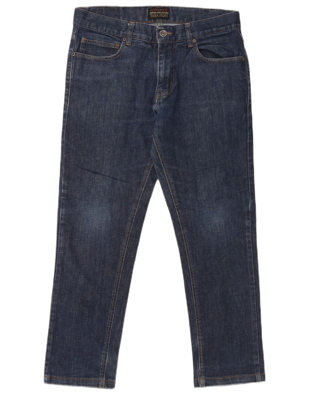 ZARA Herren Slim Jeans EU 40 Mittel W31 L26 Blaue Baumwolle