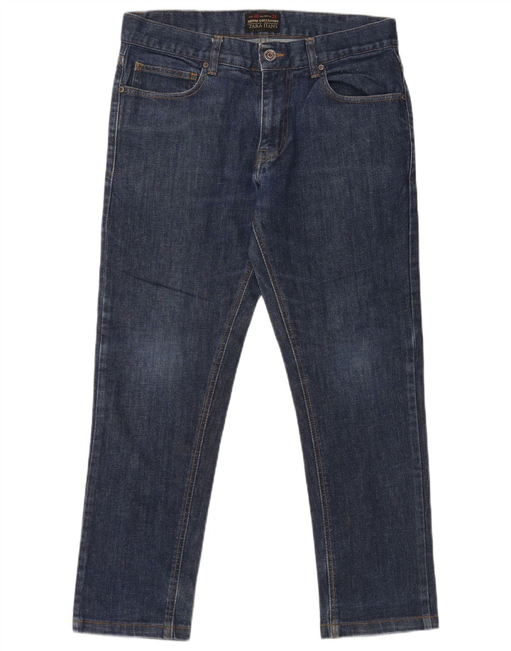 ZARA Herren Slim Jeans EU 40 Mittel W31 L26 Blaue Baumwolle