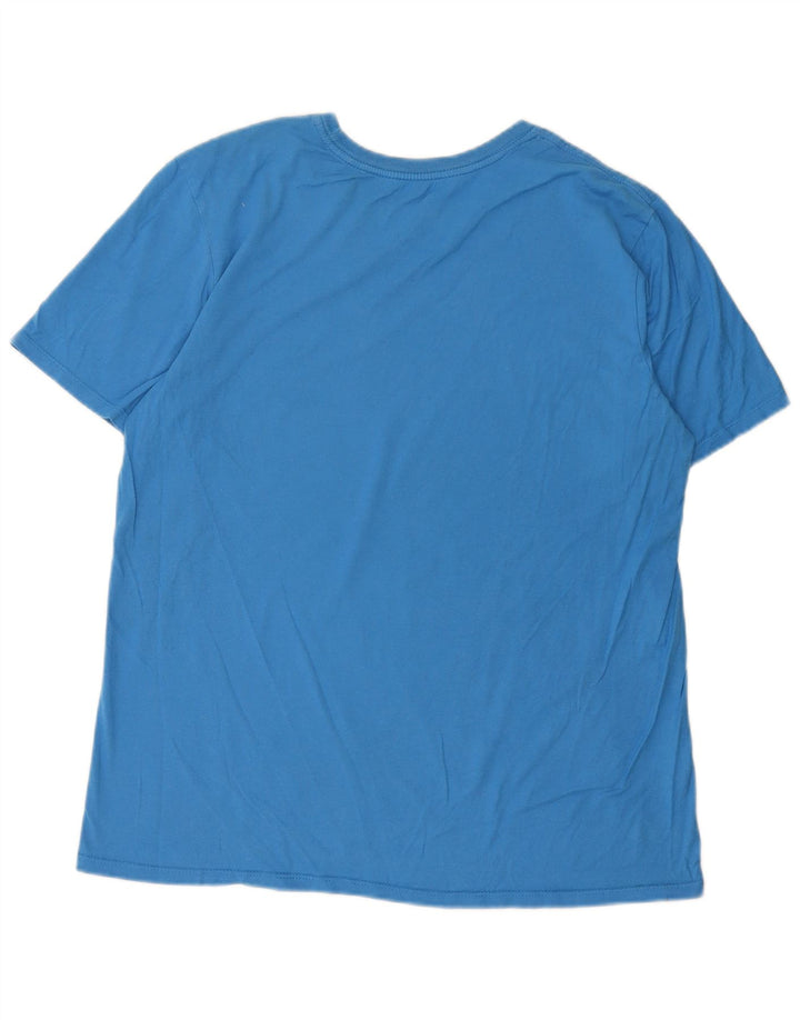 Nike Herren-T-Shirt mit sportlichem Schnitt und Grafik, Größe L, Blau