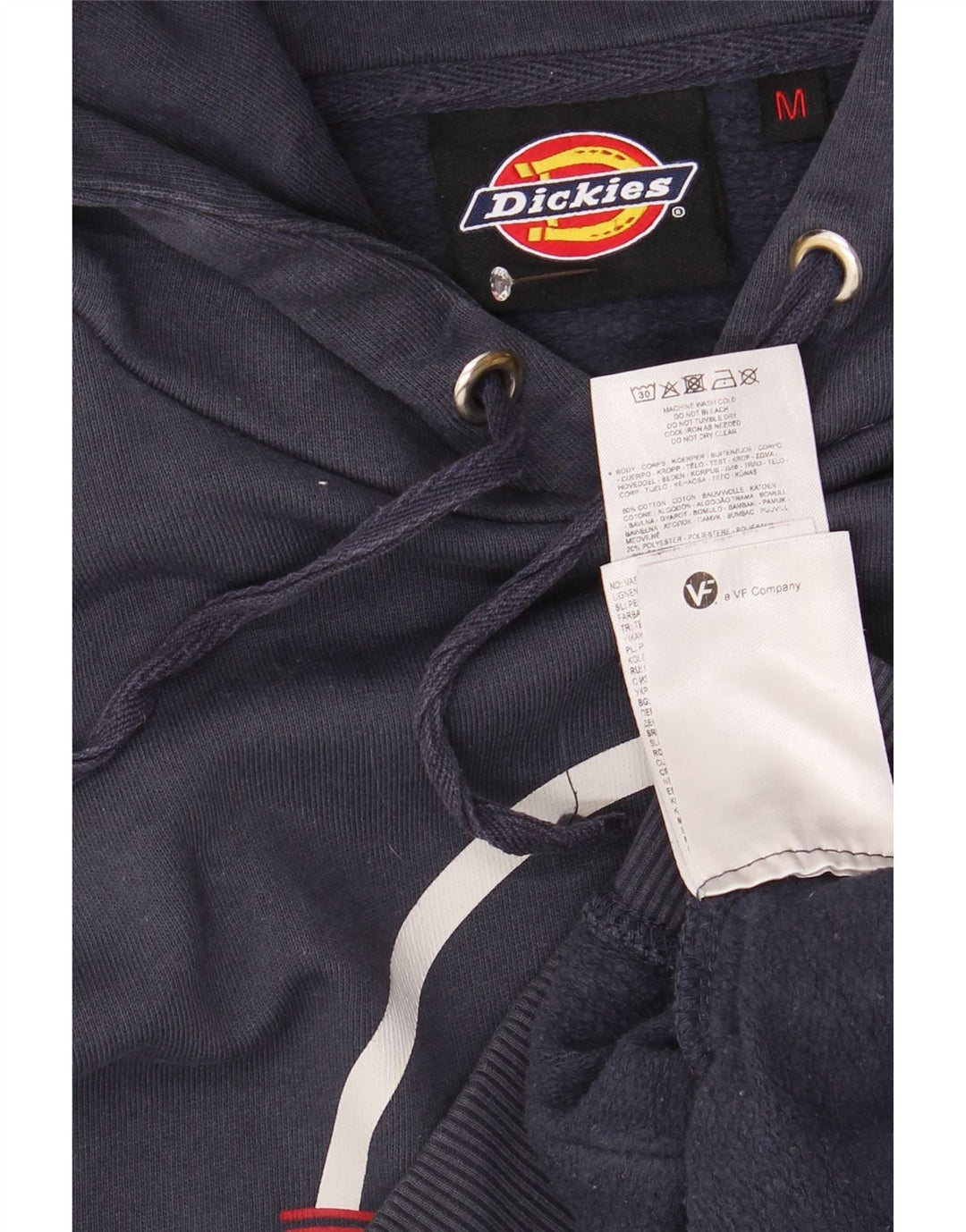 Dickies Herren-Kapuzenpullover mit Grafik, mittlere Marineblau-Baumwolle