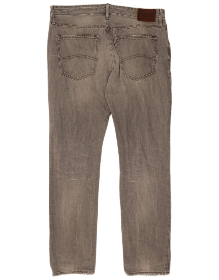 Tommy Hilfiger Herren Slim Jeans W36 L34 Grau