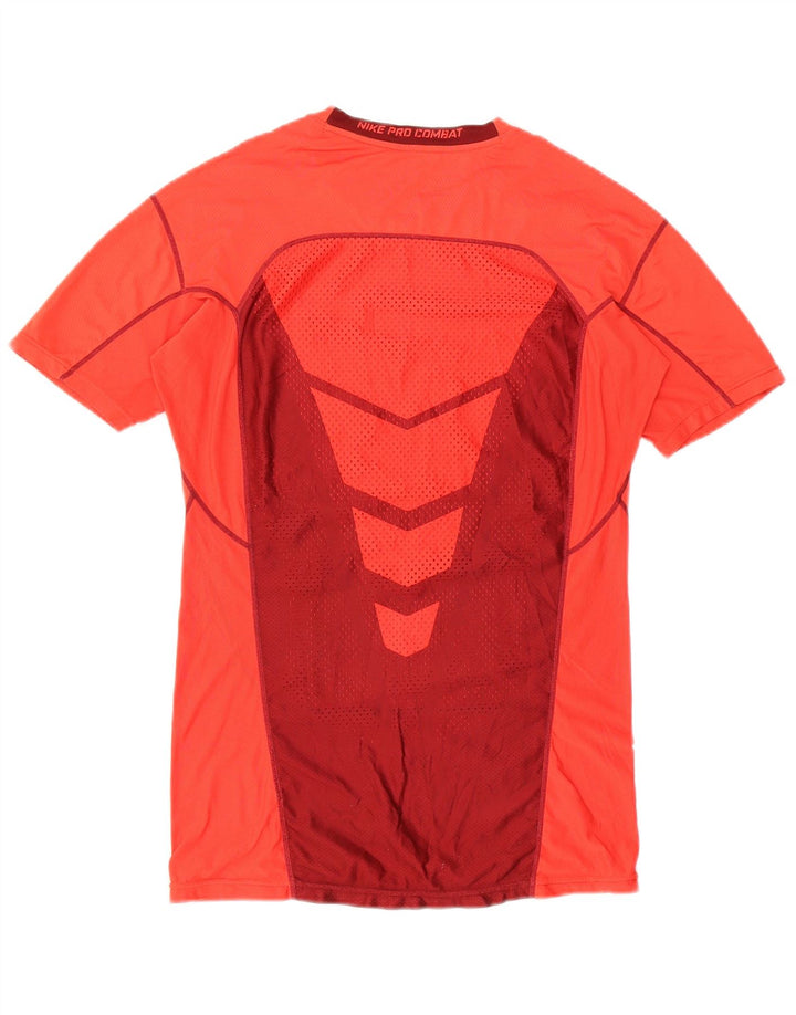Nike Herren Dri Fit T-Shirt-Oberteil, groß, rot, Farbblock