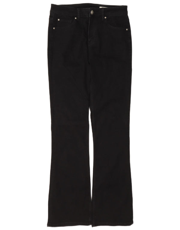 Marks & Spencer Damen The Eva Bootcut Jeans UK 12 Medium W32 L32 Schwarz