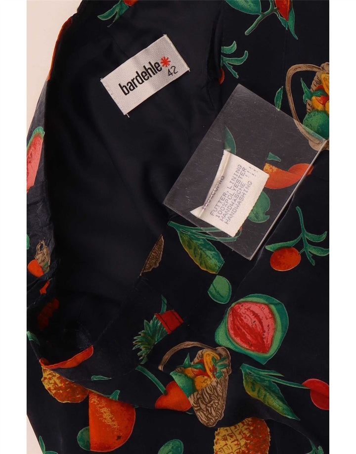 Bardehle Damen-Bermudashorts mit abstraktem Muster, EU 42, Größe L, W30, Marineblau