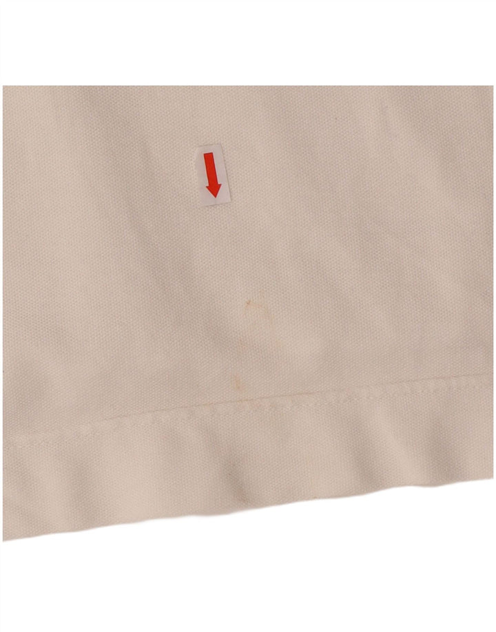 BELFE & BELFE Mens Polo Shirt XL White Cotton