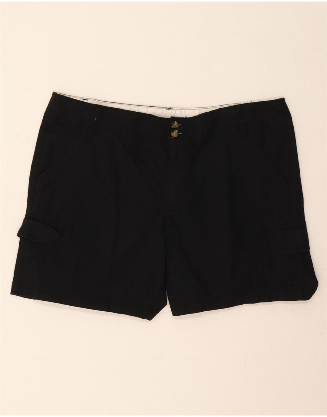 DOCKERS Womens Cargo Shorts US 14 XL W36 Black Cotton Vintage Dockers and Second-Hand Dockers from Messina Hembry 