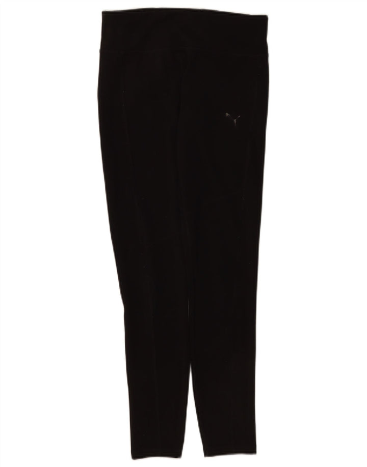 Puma Damen Leggings UK 8 Small Schwarz Polyester