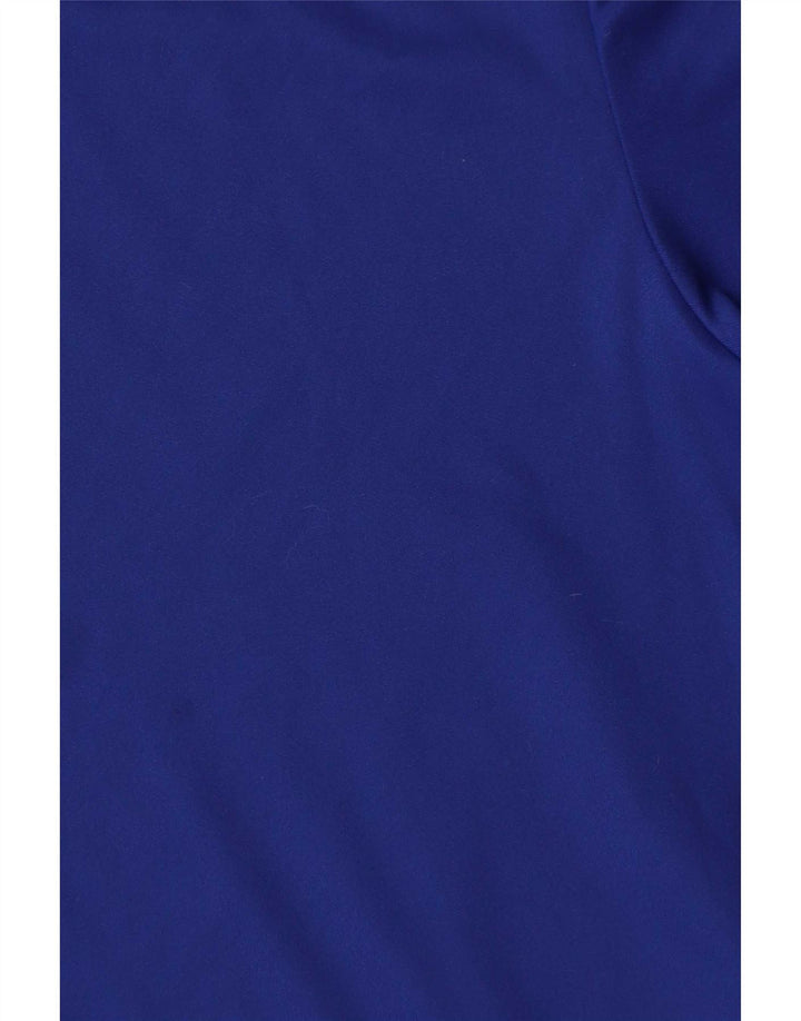 Adidas Herren Climalite T-Shirt Top 2XL Blau Colourblock Polyester