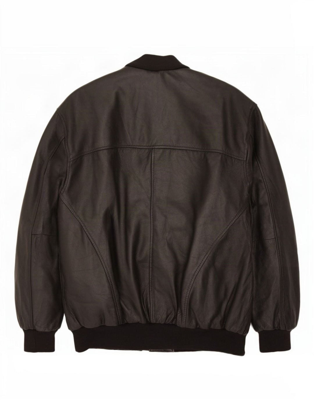 Vintage Herren Lederjacke UK 38 Medium Schwarz