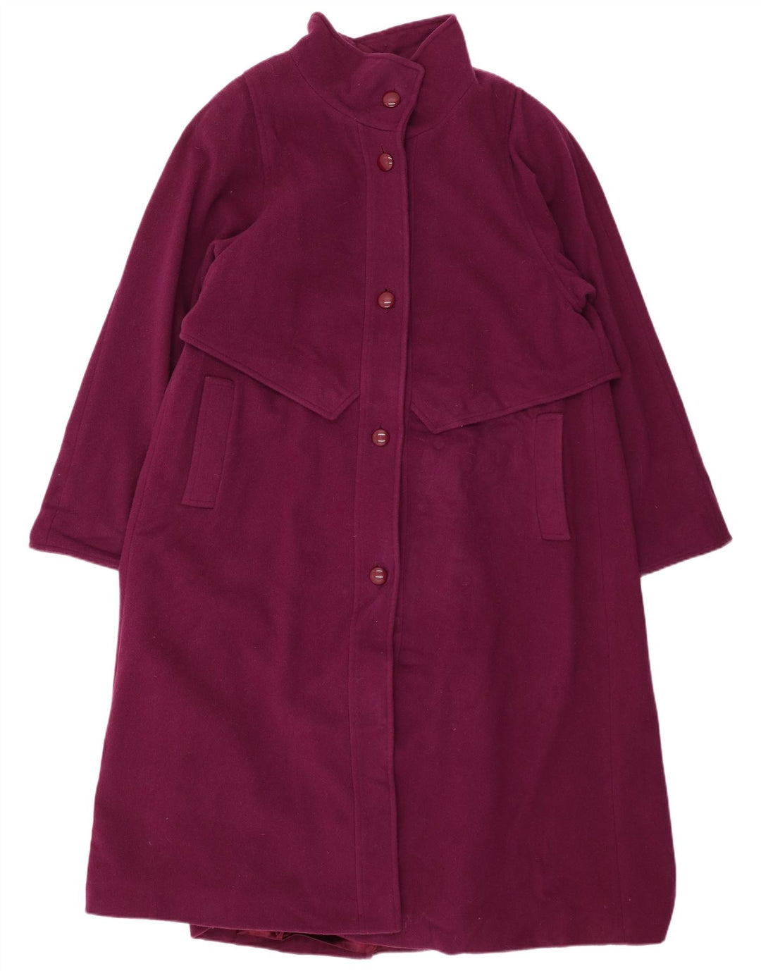 LONDON FOG Damen Trenchcoat US 10 Große Lila Wolle