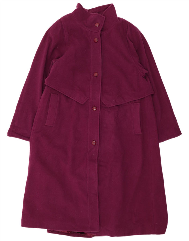 LONDON FOG Damen Trenchcoat US 10 Große Lila Wolle