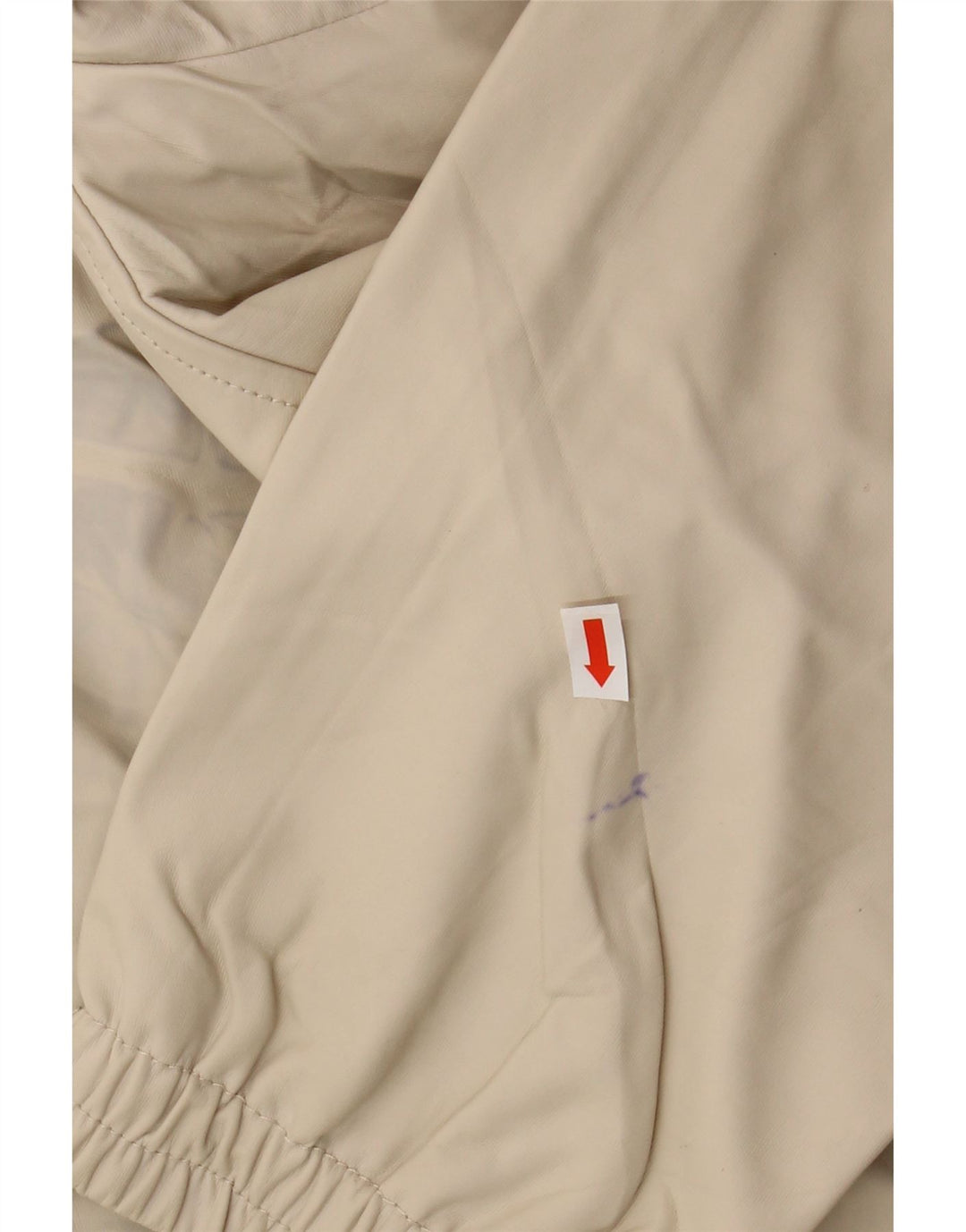 Zara Damen-Windbreaker-Mantel mit Kapuze, UK 16, Größe L, Beige, Polyester