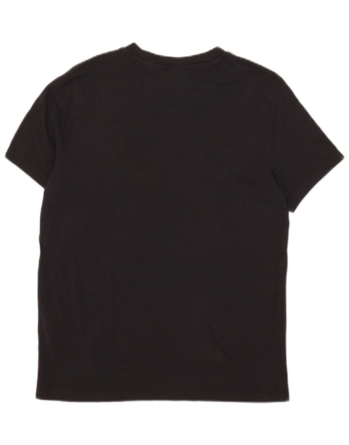 Champion Herren T-Shirt Top Small Schwarz Baumwolle