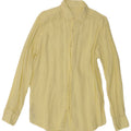 Massimo Dutti Herrenhemd Großes gelbes Leinen