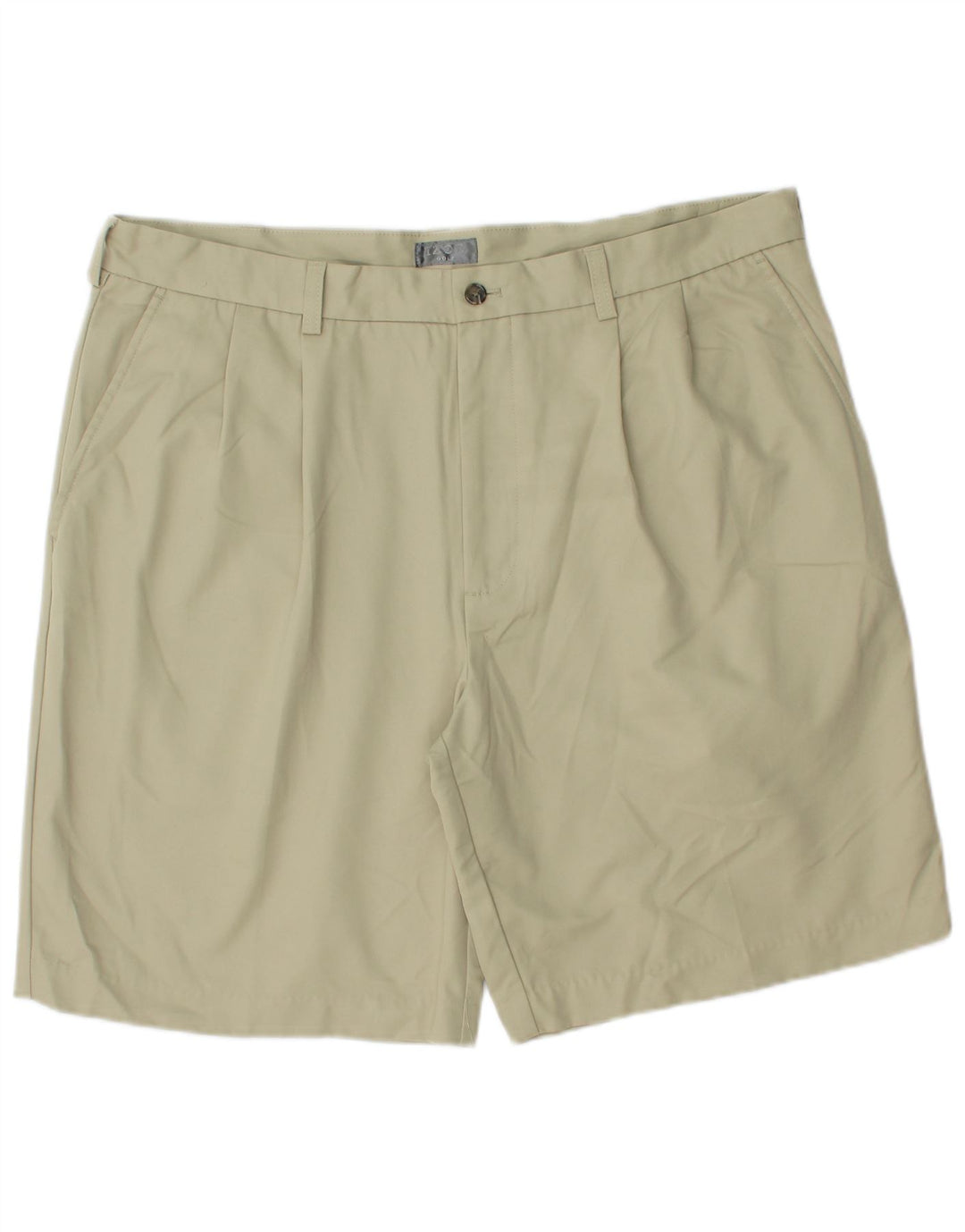 IZOD Herren Pegged Chino Shorts W38 XL Beige Polyester