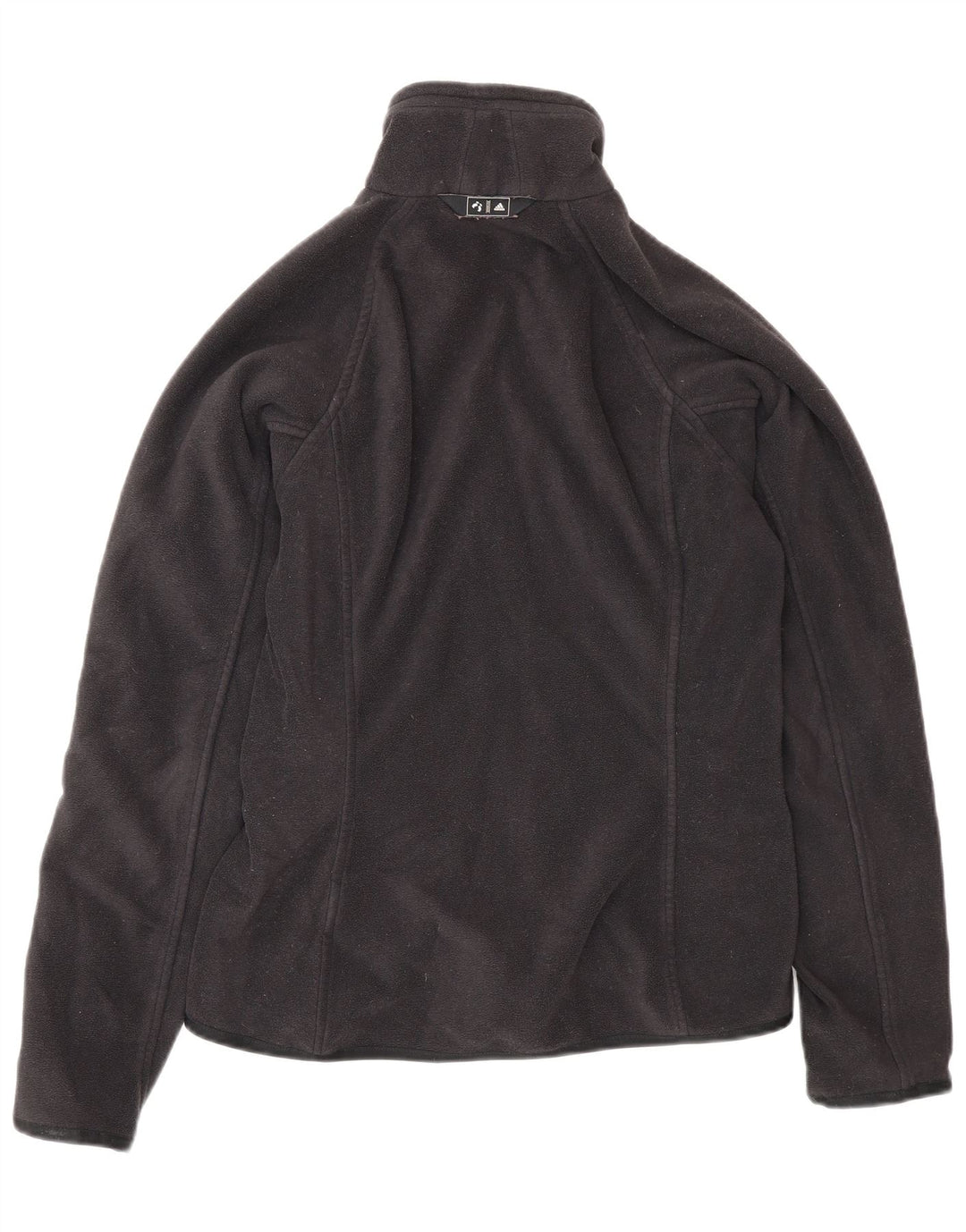 Adidas Damen Clima Proof Fleecejacke UK 12 Medium Schwarz Polyester