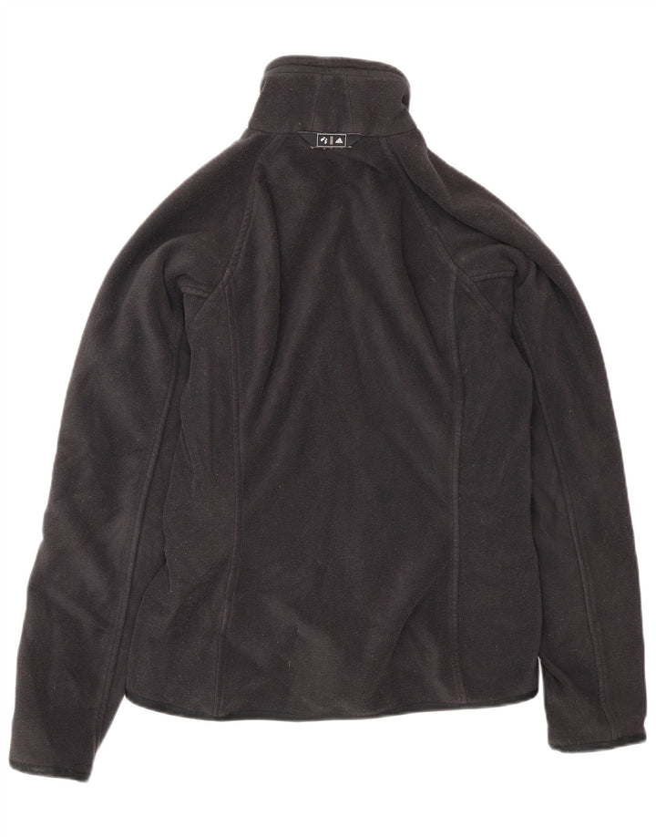 Adidas Damen Clima Proof Fleecejacke UK 12 Medium Schwarz Polyester