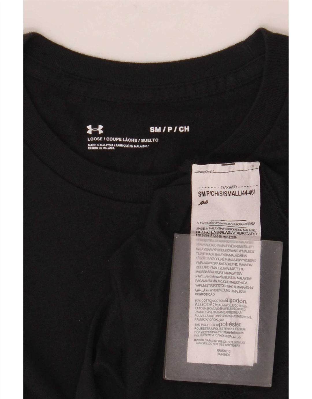 Under Armour Herren-T-Shirt mit Grafik, Größe S, schwarze Baumwolle