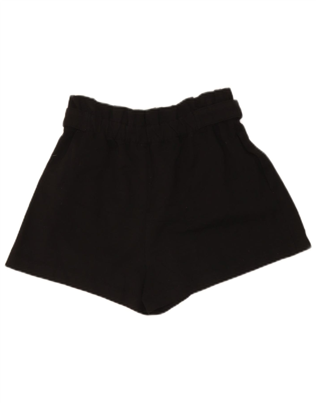 Zara Damen Trafaluc High Rise Casual Shorts Medium W26 Schwarz Polyester