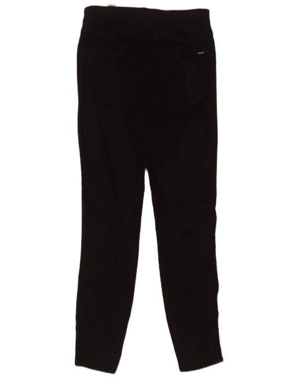 Massimo Dutti Damen Skinny Freizeithose EU 38 Small W28 L30 Schwarz