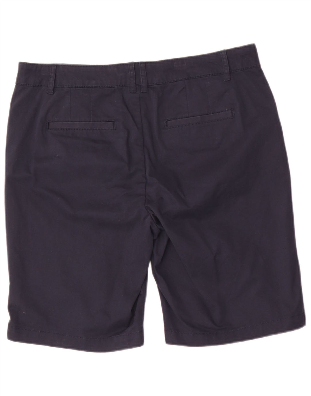 Fat Face Damen-Bermudashorts UK 12 Medium W34 Marineblaue Baumwolle