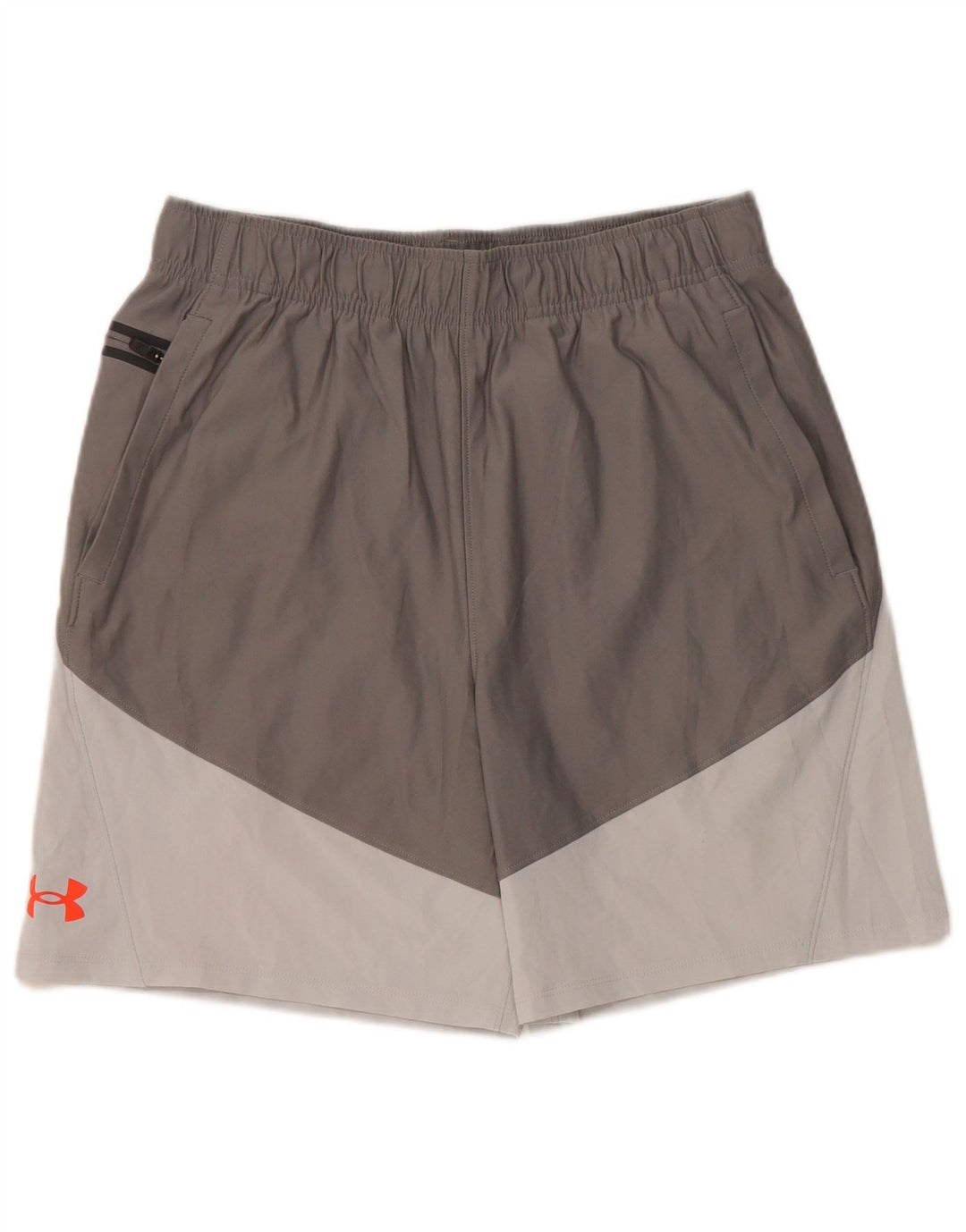 Under Armour Herren-Sportshorts Mittelgraues Colourblock-Elastan