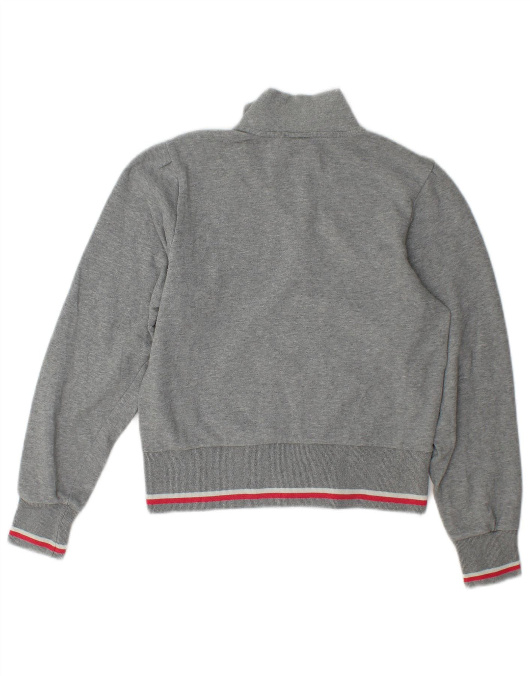 Nike Damen-Trainingsanzugoberteil, UK 6/8 XS, graue Baumwolle