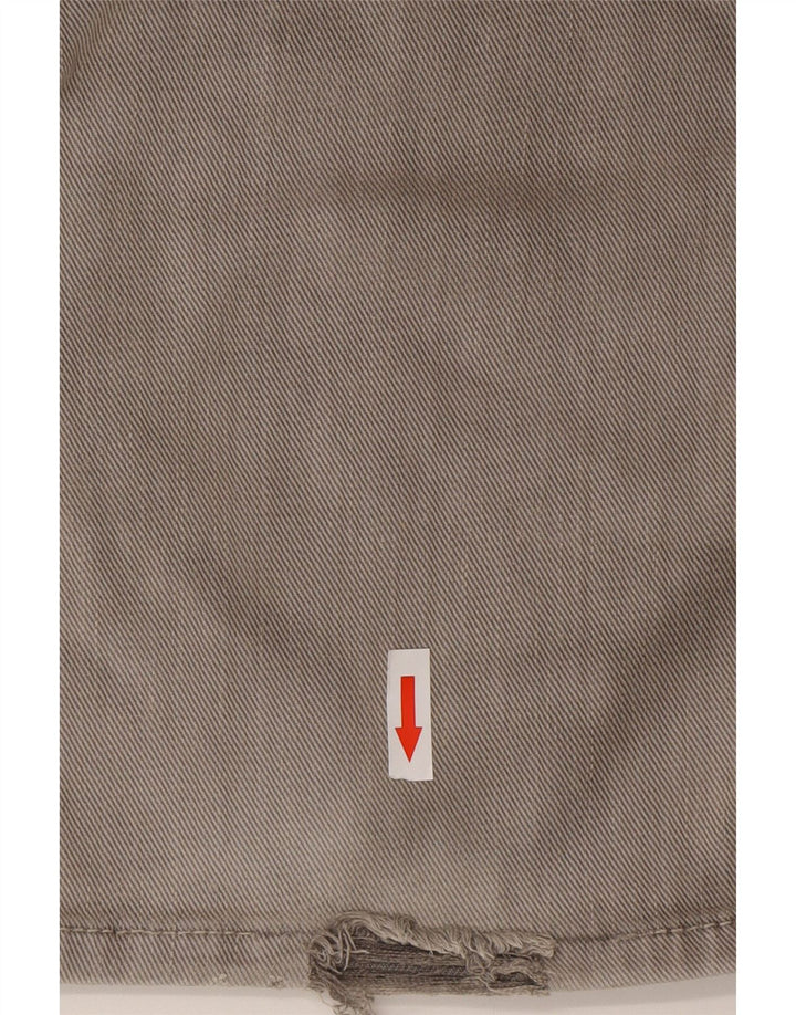 Armani Herren Straight Jeans W36 L35 Graue Baumwolle