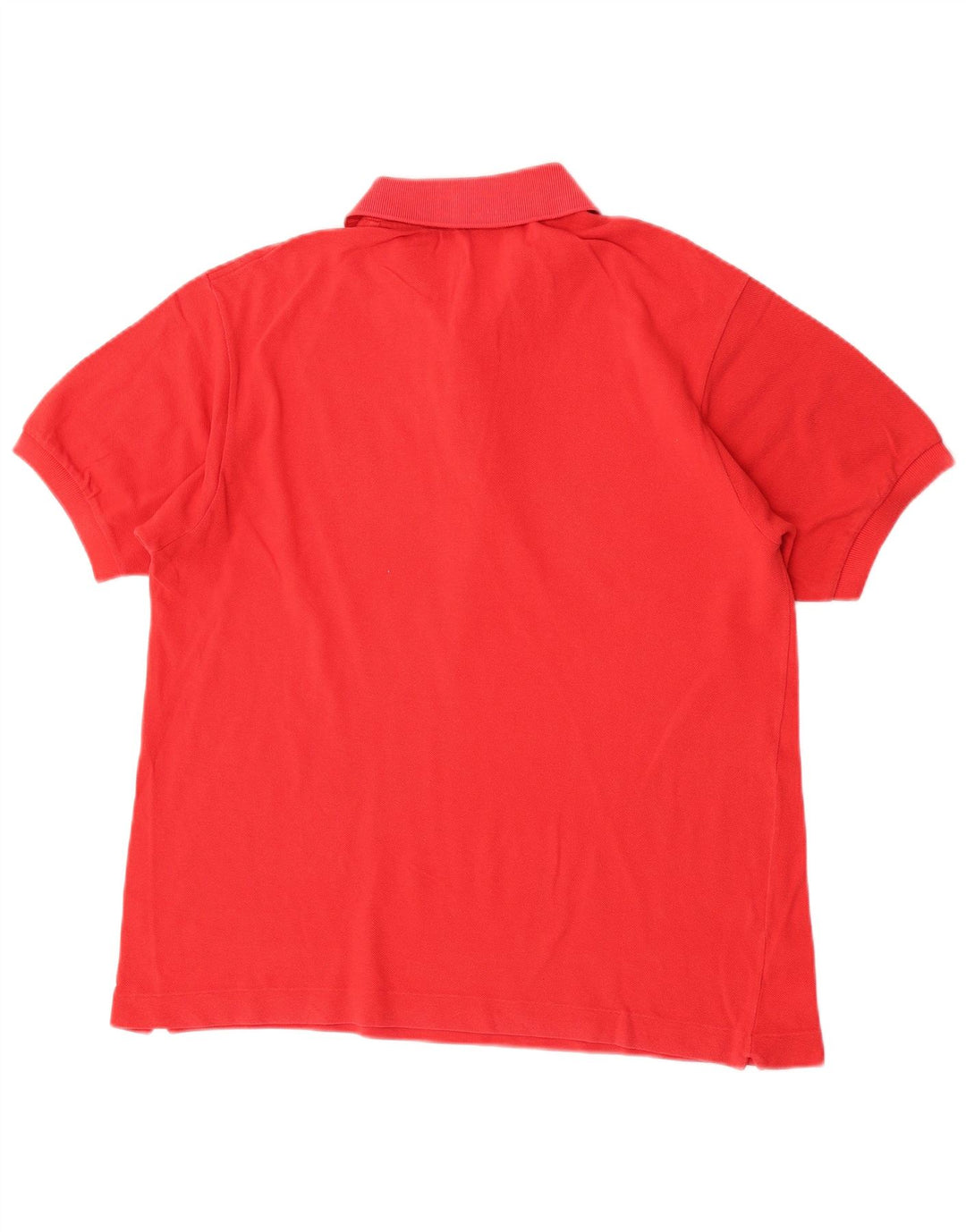 Lacoste Herren-Poloshirt, Größe 5, große rote Baumwolle