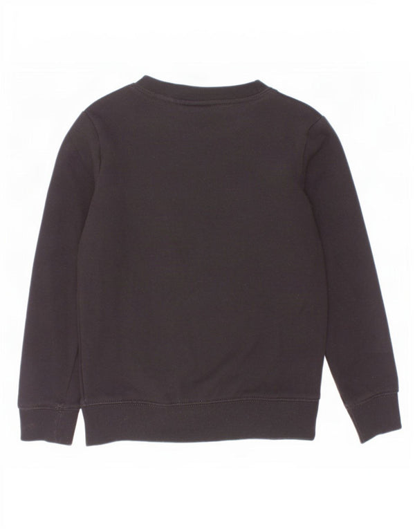 Nike Jungen-Sweatshirt mit Grafik, mittelgroß, schwarze Baumwolle, 5–6 Jahre