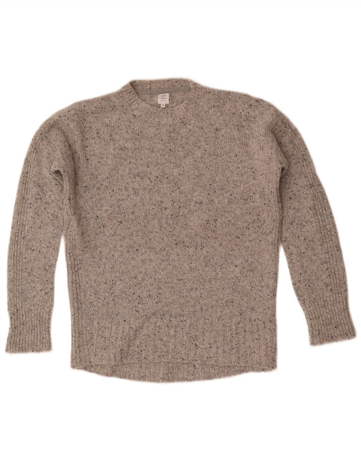 John Lewis Damen-Pullover mit Rundhalsausschnitt, Größe S, Gr. 8, Grau meliert