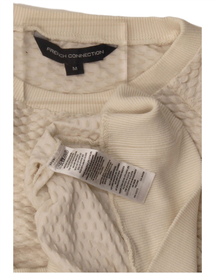 French Connection Damen-Pullover mit U-Boot-Ausschnitt, Gr. 14, Mittel, gebrochenes Weiß