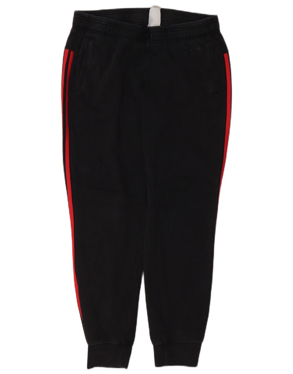 Adidas Damen Trainingshose Jogger UK 16/18 Große schwarze Baumwolle