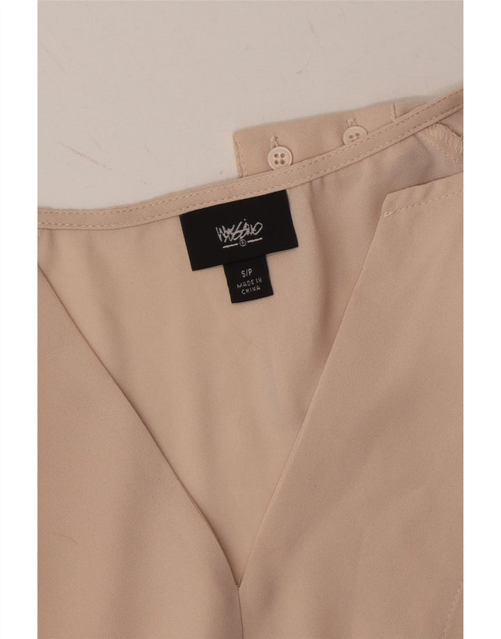 MOSSIMO Womens Oversized Long Sleeve Blouse Top UK 10 Small Pink Polyester Vintage Mossimo and Second-Hand Mossimo from Messina Hembry 