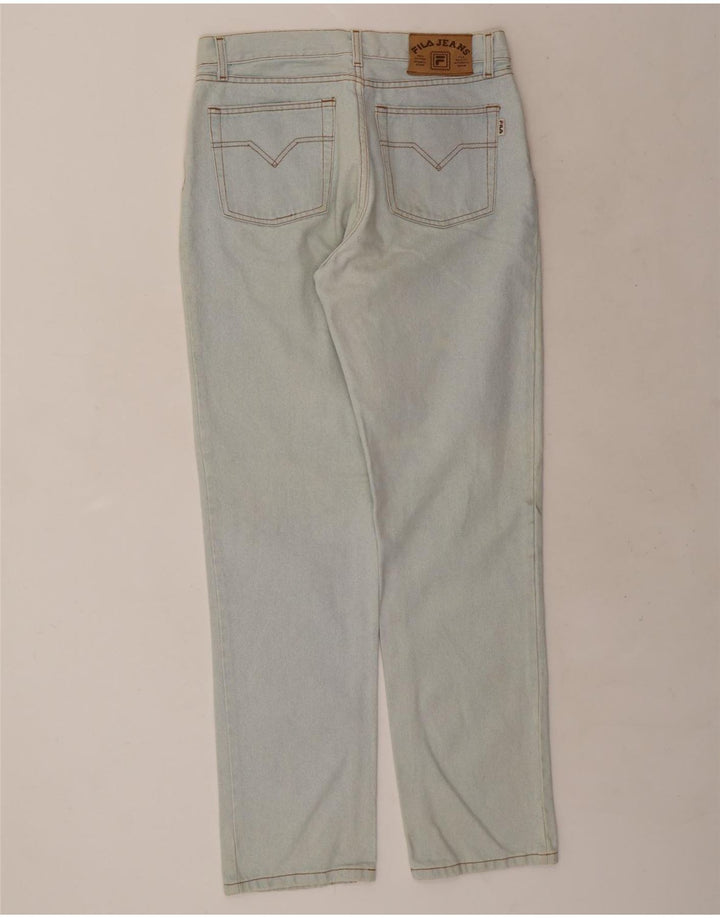 Fila Herren Straight Jeans IT 50 Large W32 L32 Blaue Baumwolle