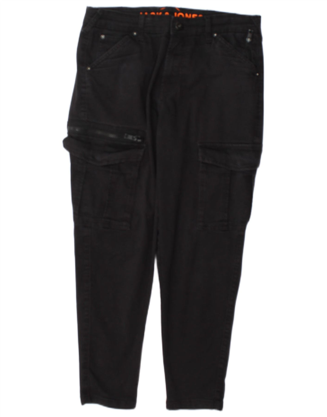 Jack & Jones Slim Cargo-Hose für Herren, W30, L25, graue Baumwolle