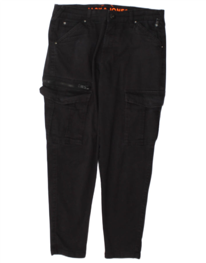 Jack & Jones Slim Cargo-Hose für Herren, W30, L25, graue Baumwolle