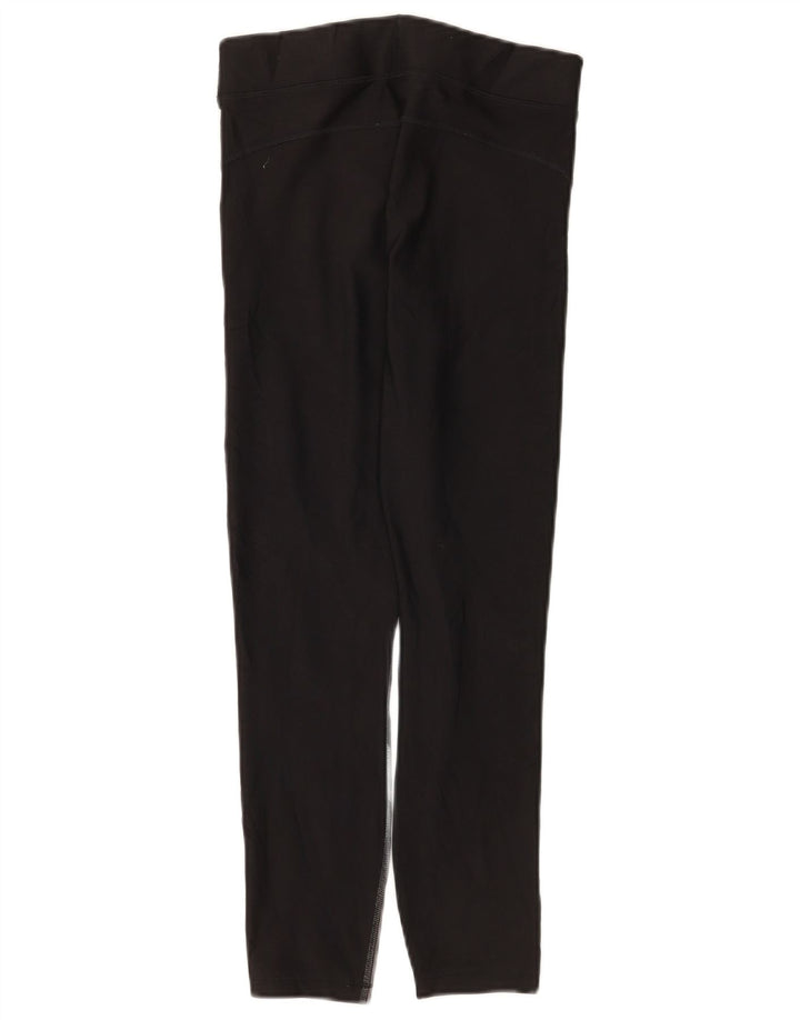 Under Armour Damen Leggings UK 10 Small Schwarz Geometrisch Polyester