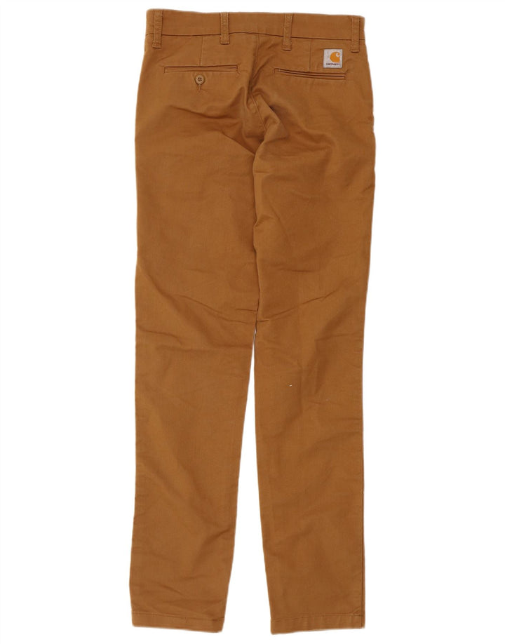 Carhartt Herren Sid Slim Chinohose W29 L32 Beige Baumwolle