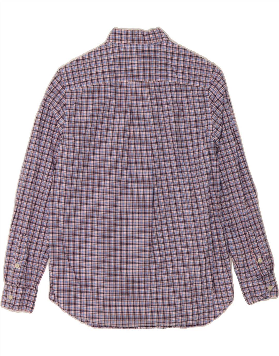 RALPH LAUREN Boys Shirt 14-15 Years Large Blue Check Cotton Vintage Ralph Lauren and Second-Hand Ralph Lauren from Messina Hembry 