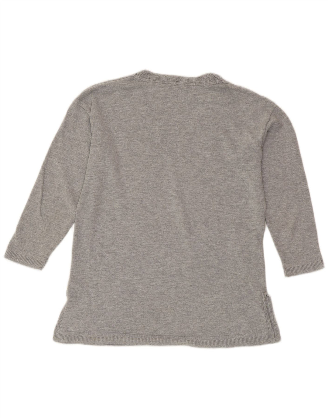 CREW CLOTHING Damen-Pullover mit V-Ausschnitt, Gr. 8, Größe S, Grau meliert