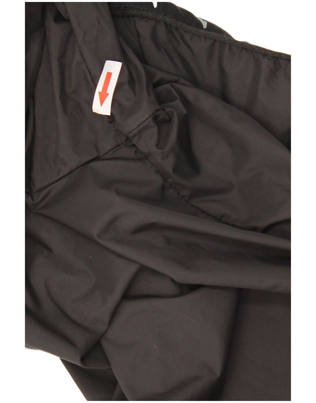 Kappa Herren-Regenjacke mit Kapuze und Grafik, UK 38, mittelschwarzes Nylon