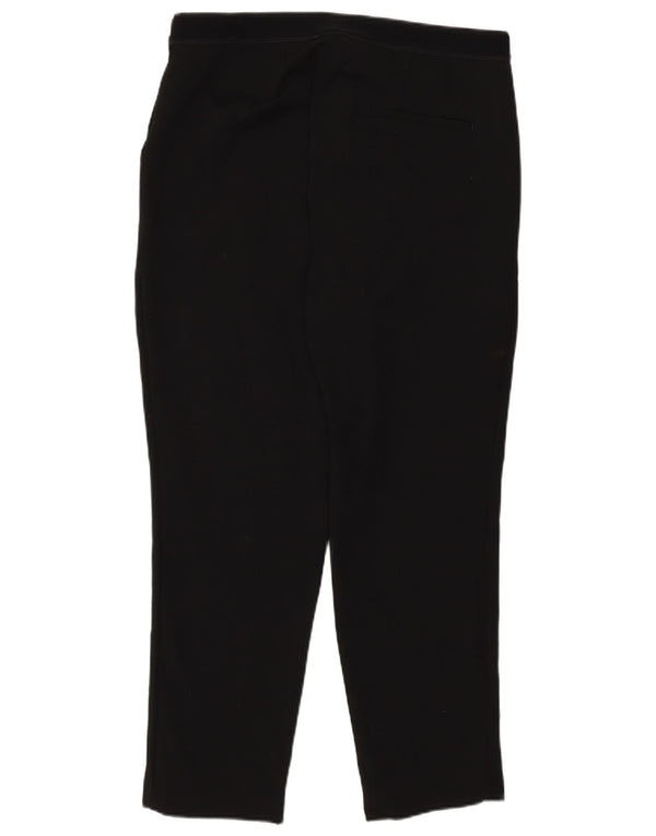 Marks & Spencer Damen Slim Cropped-Hose UK 16 Large W32 L25 Schwarz